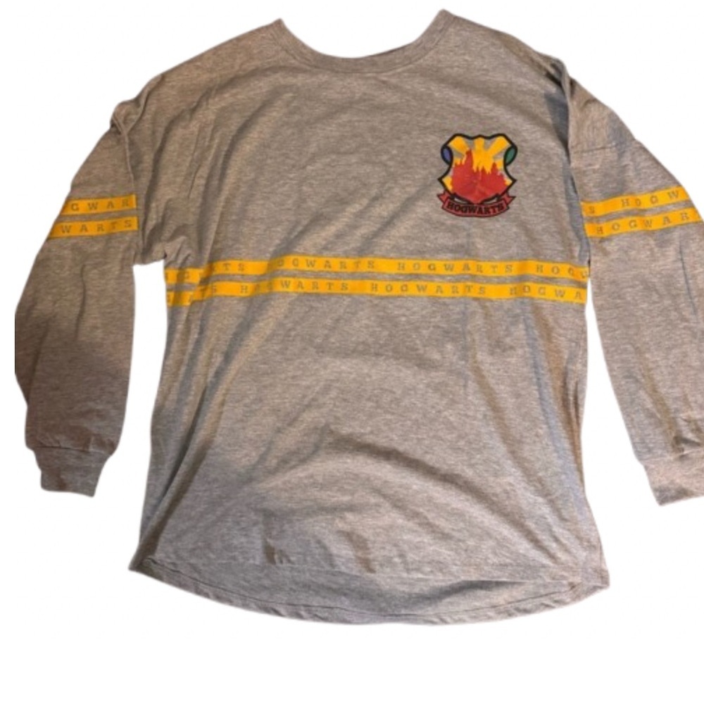 Harry Potter Hogwarts Gray Long Sleeve Top 14/16